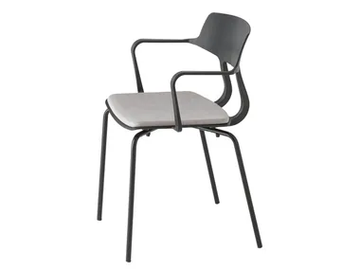 SNAP 1101N - Polypropylene chair with integrated cushion by Et al. - view 2